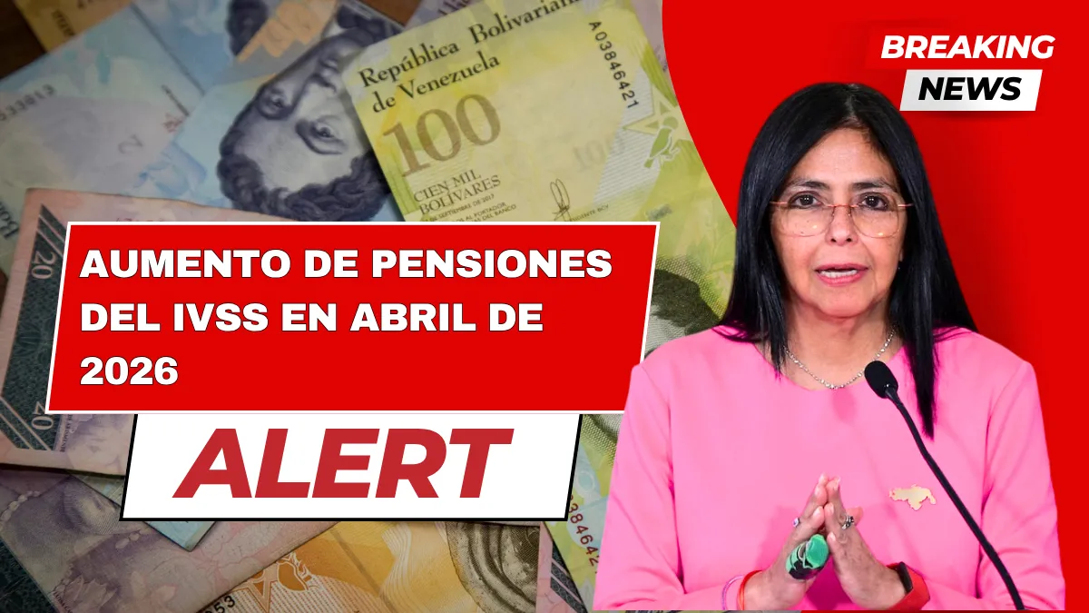 Aumento de Pensiones del IVSS en abril de 2026: Nuevo Salario, Tabla Actualizada y Bonificaciones Adicionales