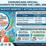 Aumento de la pensión del IVSS en abril de 2026: nuevo monto, tabla actualizada y bonos adicionales.