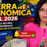 Bono de Guerra Económica abril 2026: quiénes lo reciben, monto confirmado y cómo verificar tu depósito