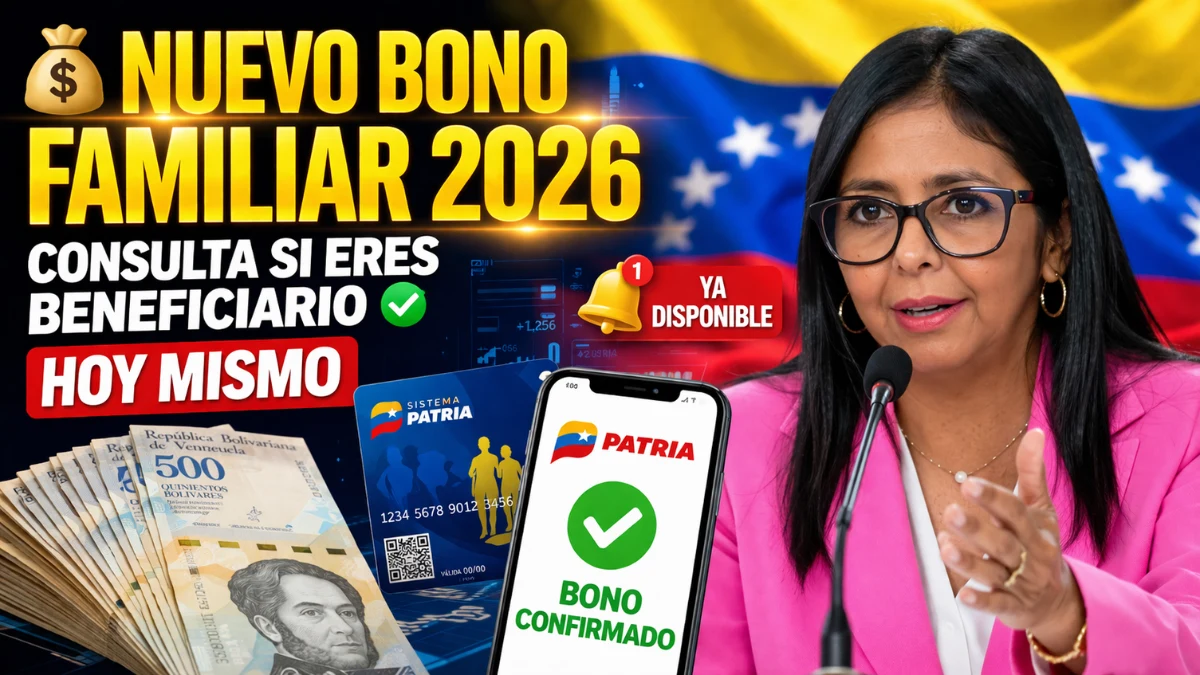 Nuevo Bono Familiar 2026 — Consulta si Eres Beneficiario Hoy