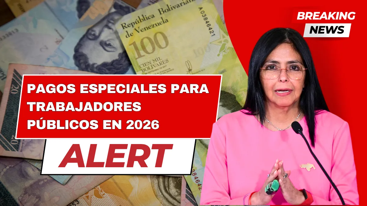 Pagos especiales para trabajadores públicos en 2026: bonos, ajustes salariales y nuevos beneficios anunciados por el Gobierno